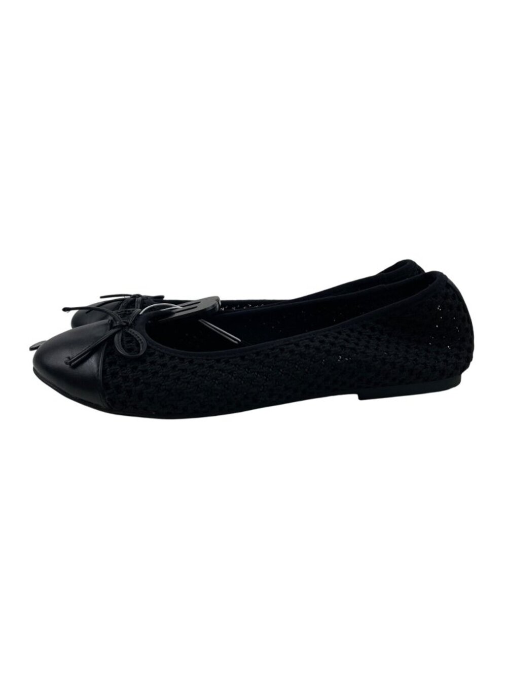 Falls Creek Brenna Womens Size 10M Black Flats w/Memory Foam - Picture 2 of 10